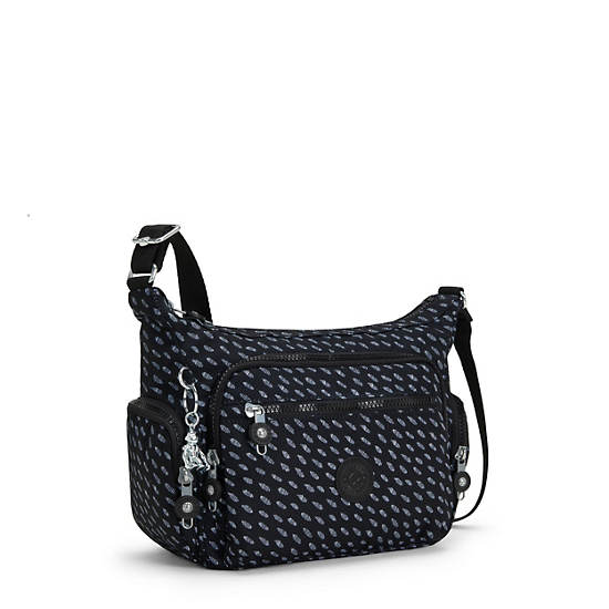 Sacs Crossbody Kipling Gabbie Small Printed Bleu Blanche | FR 2066SG